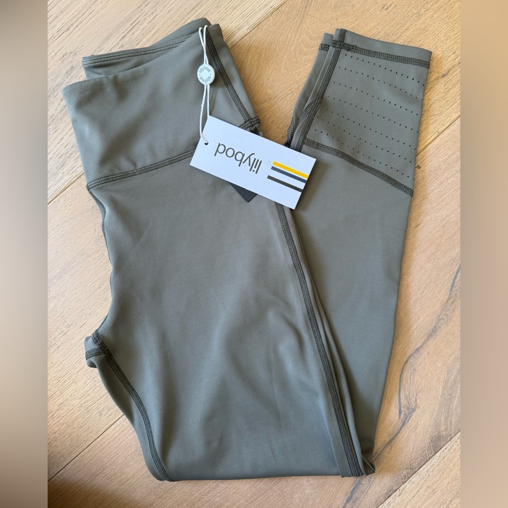 Lilybod Green High-Waisted Leggings